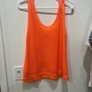 Lilly Pulitzer Coral Sweater Tank